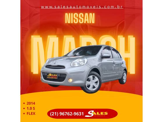 NISSAN MARCH 1.0 S 16V FLEX 4P MANUAL NISSAN MARCH 1.0 S 16V FLEX 4P MANUAL
